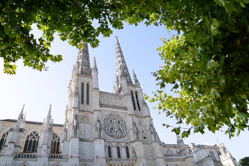 Obraz premium Bordeaux Cathedral located in Bordeaux, France.