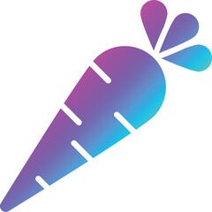 Carrot Vector Icon Design Illustration