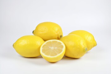 juicy and fresh lemons, perfectly ripen 