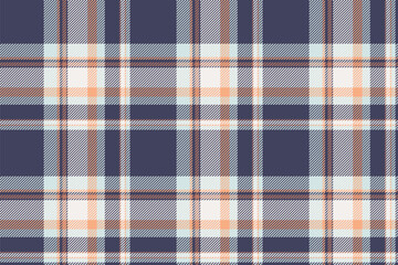Plaid background, check seamless pattern. Vector fabric texture for textile print, wrapping paper, gift card or wallpaper.