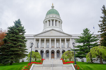 Maine State House located in Augusta