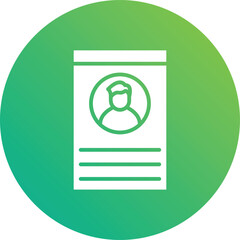 Profile Vector Icon Design Illustration