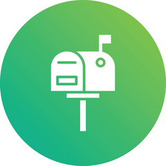 Mailbox Vector Icon Design Illustration