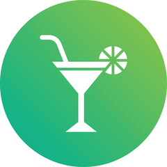 Martini Vector Icon Design Illustration