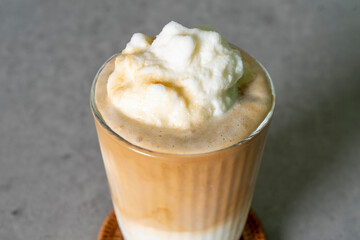 Korean food dish meal Coconut Smoothie Coffee