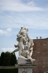 Calm evening at Pisa touristic center
