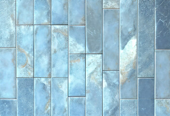 Wall blue stone marble texture background. Generative AI