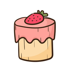Strawberry hortcake