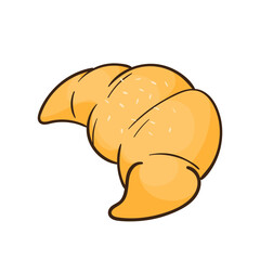 Party Sweets Food Hand Drawn_Croissant