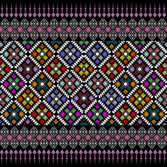 Colorful seamless geometric shape beautiful pattern 