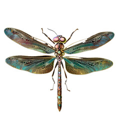 dragonfly isolated on transparent background 