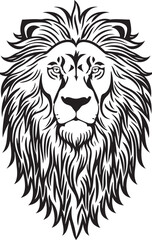 Fototapeta na wymiar Beautiful and powerful lion emblem art vector
