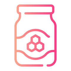 honey gradient icon