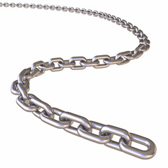 Metal chain 3D