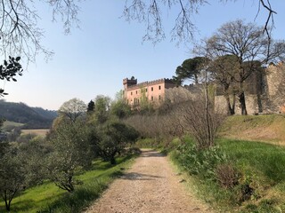 Castello dei Maltraverso is a medieval castle in Montebello Vicentino