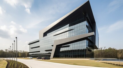 A sleek and modern design of a technology company. Generative AI 