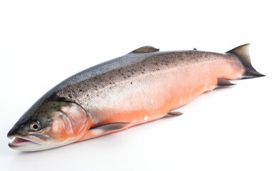 Obraz premium salmon fish created with Generative AI technology