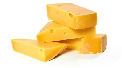 cheese isolate created with Generative AI technology