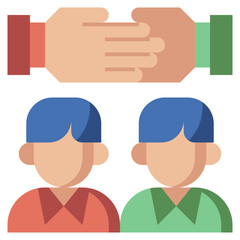 Fototapeta premium support line icon,linear,outline,graphic,illustration