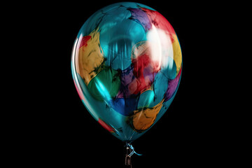 fancy balloon isolated created with Generative AI technology