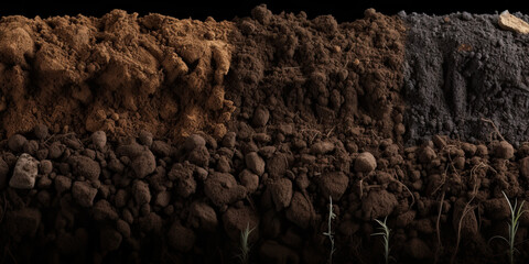 soil texture created with Generative AI technology