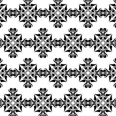 geometric cool abstract floral pattern