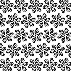 geometric cool abstract floral pattern