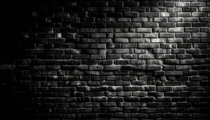 Naklejka na ściany i meble Brick wall, Generative Ai.