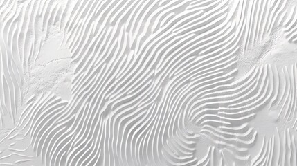 Fingerprint fragment white color background. AI generated.