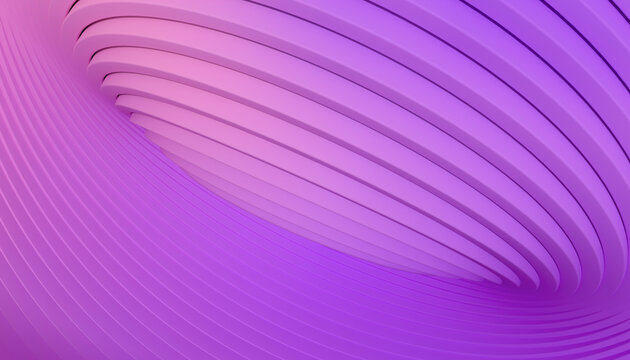 Abstract 3d illustration of flow wave of lines