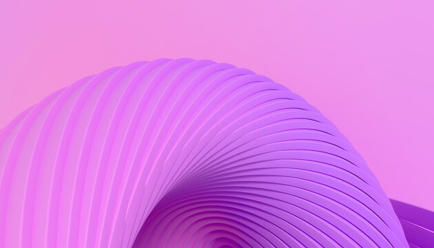 Abstract 3d illustration of flow wave of lines