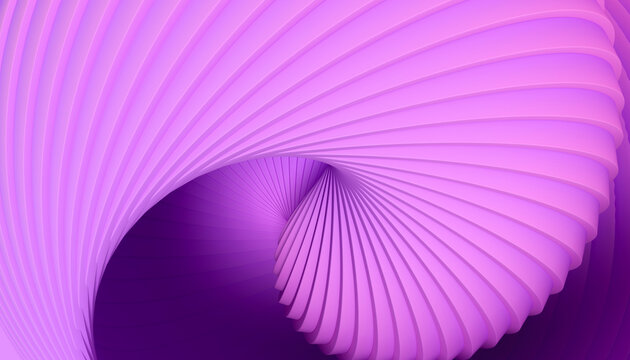 Abstract 3d illustration of flow wave of lines
