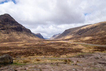 Three sisters viewpoint, Ballachulish, Scottish highlands, near Glencoe