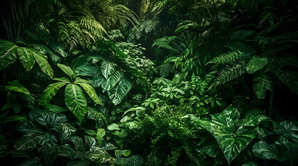 ねじれたジャングルのつると樹蔓：密集した熱帯雨林の詳細なアートワーク No.031 | Twisted Jungle Vines and Lianas: A Detailed Artwork of a Dense and Lush Tropical Rainforest Generative AI