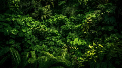 ねじれたジャングルのつると樹蔓：密集した熱帯雨林の詳細なアートワーク No.023 | Twisted Jungle Vines and Lianas: A Detailed Artwork of a Dense and Lush Tropical Rainforest Generative AI