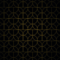 seamless pattern with black and yellow squares