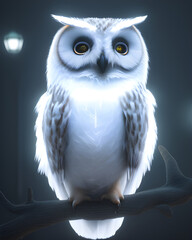 Majestic White Owl