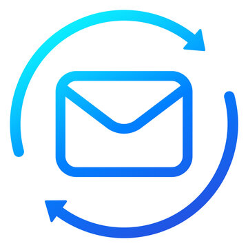 resend mail icon with letter