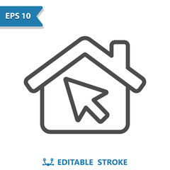 House Icon. Cursor Arrow, Home, Real Estate