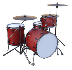 Obraz na płótnie Canvas Red Drum Set