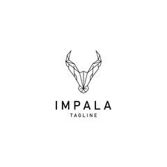 Impala logo design vector illustration