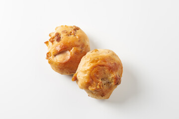 パン　白背景イメージ