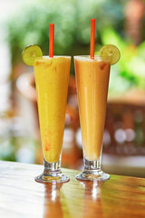 Two delicious fresh juices