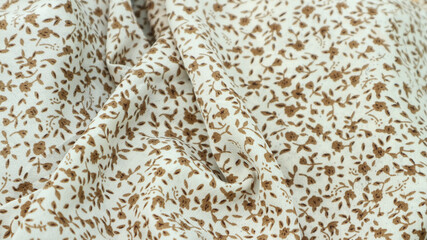 A traditional Indonesian fabric, namely batik cloth which has unique and different patterns and image motifs for each region. Cultural theme photos, typical of Asia.