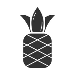 pineapple fruit icon illustration