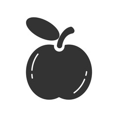 apple fruit icon  illustration