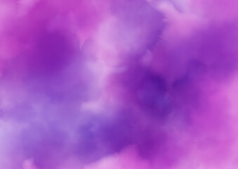 赤紫と青紫のふわふわした水彩風背景素材