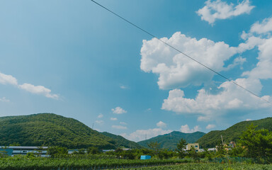 landscape with sky