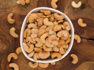 Cashews geröstet und gesalzen