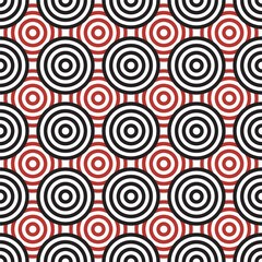 Overlapping Circles Seamless Pattern 